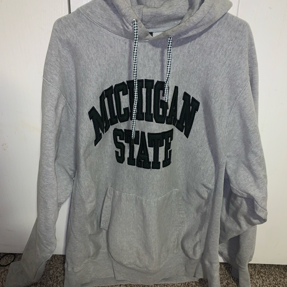 Vintage Michigan State Spartans Hoodie Size XL